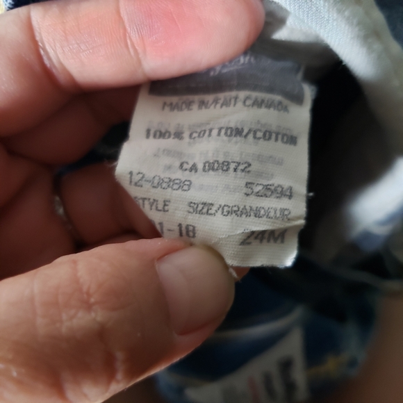 Vintage OshKosh Bgosh Striped Overalls - Picture 4 of 4